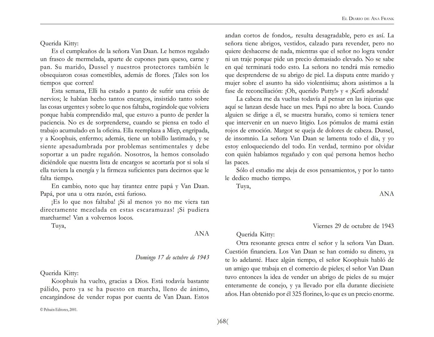 El Diario de
Ana Frank ## EL DIARIO DE ANA FRANK
## NOTA DEL TRADUCTOR
Función de mediar -de intermediar- entre dos mundos, entre
dos univ