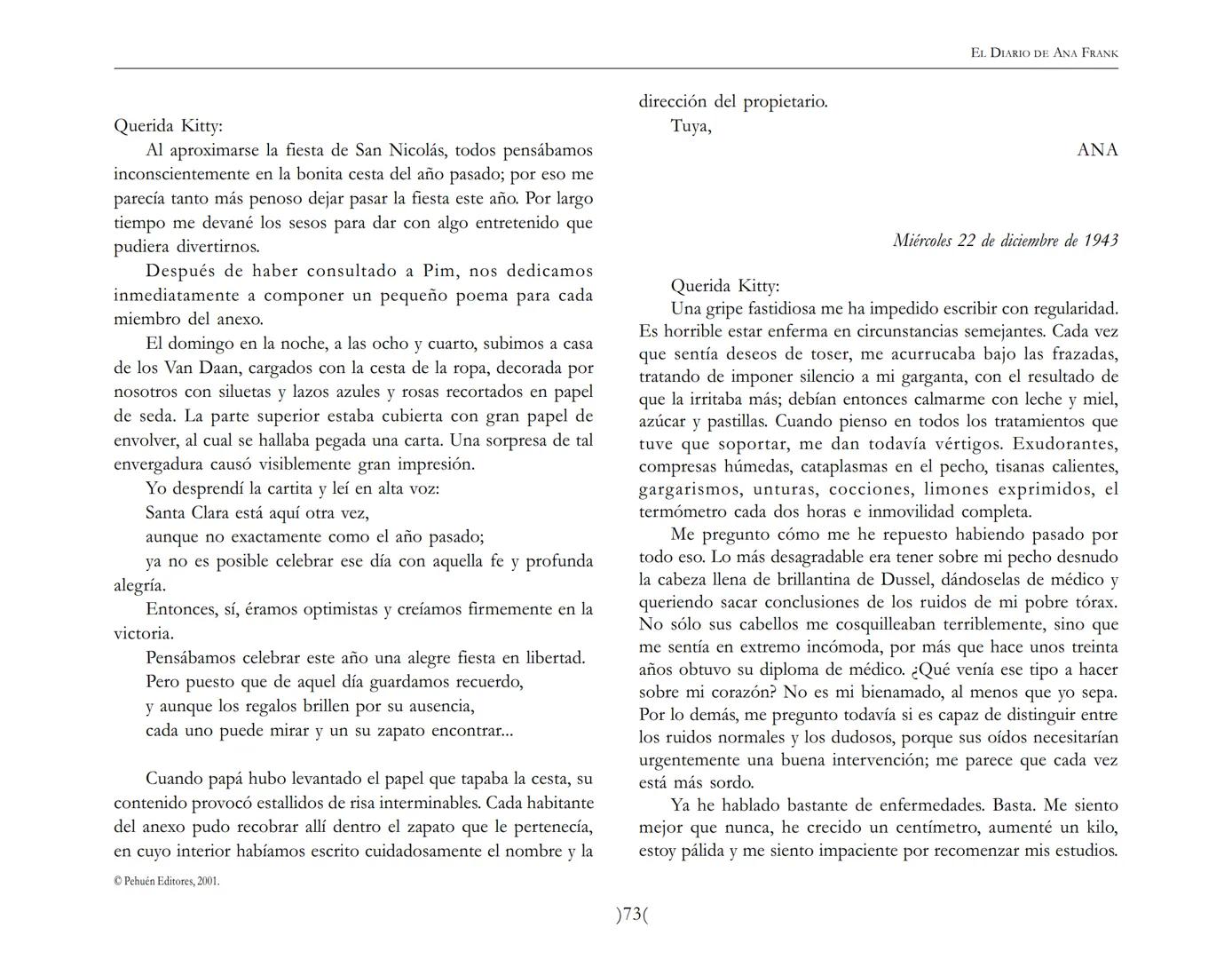 El Diario de
Ana Frank ## EL DIARIO DE ANA FRANK
## NOTA DEL TRADUCTOR
Función de mediar -de intermediar- entre dos mundos, entre
dos univ