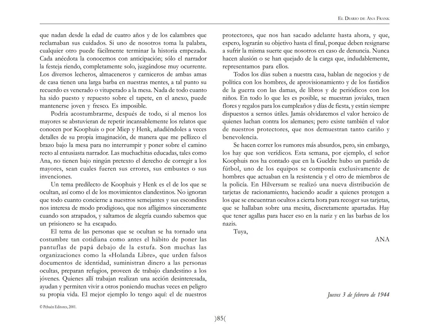 El Diario de
Ana Frank ## EL DIARIO DE ANA FRANK
## NOTA DEL TRADUCTOR
Función de mediar -de intermediar- entre dos mundos, entre
dos univ