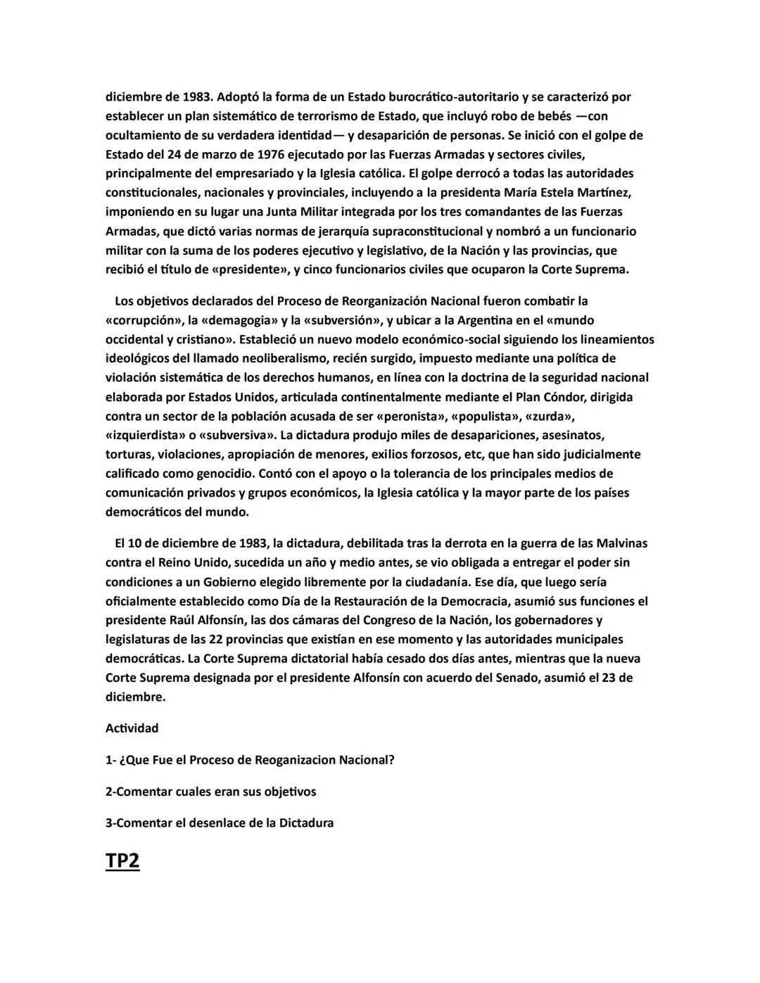 Historia
Golpe De Estado
Un golpe de Estado (calco del francés coup d'État) es la toma del poder político de un modo
repentino por parte de