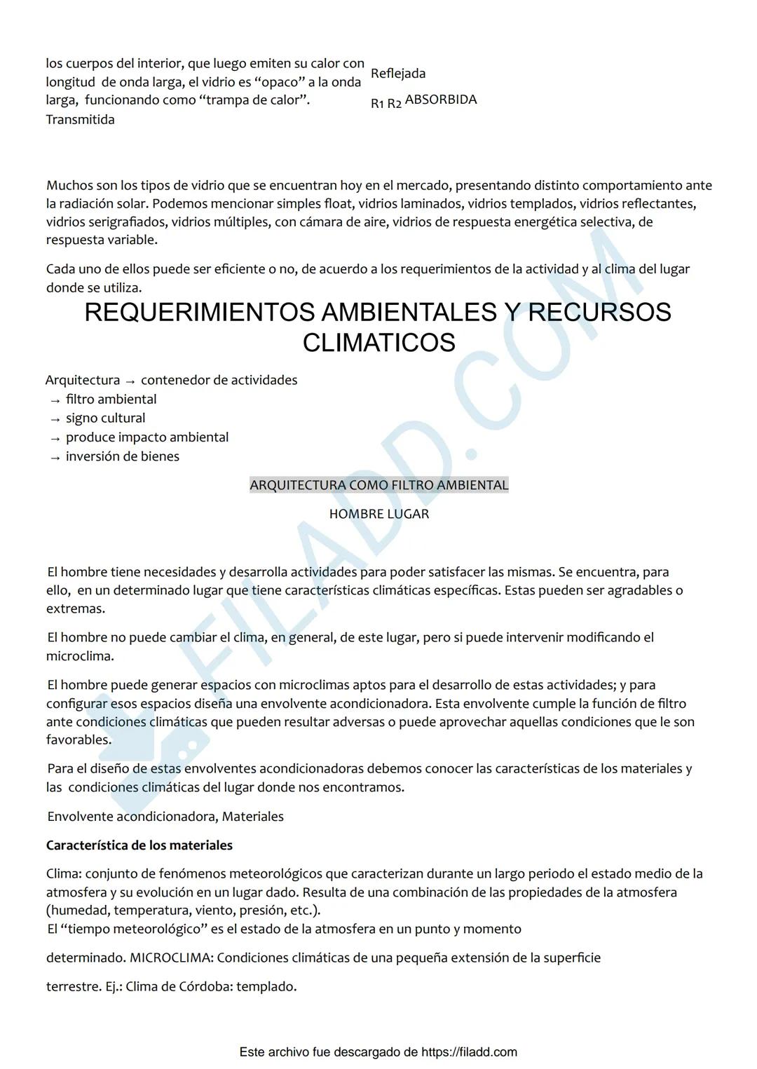 # LOS MATERIALES Y SUS PROPIEDADES
Propiedades térmicas
Modifican las condiciones de confort de los usuarios.
Los elementos constructivos c