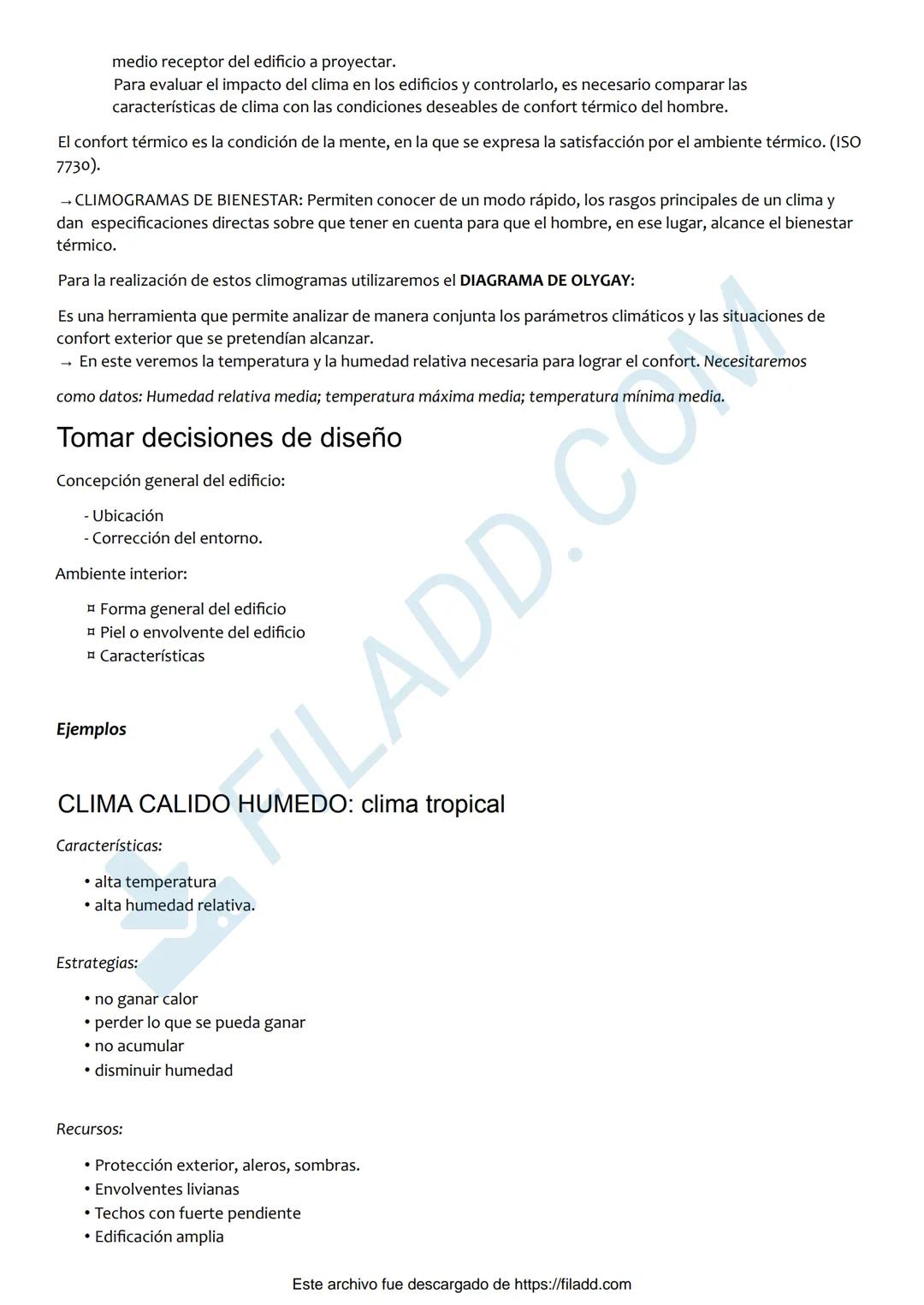 # LOS MATERIALES Y SUS PROPIEDADES
Propiedades térmicas
Modifican las condiciones de confort de los usuarios.
Los elementos constructivos c