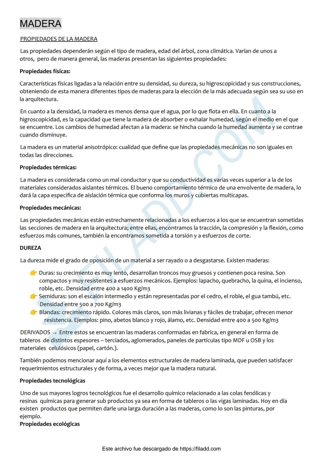 # LOS MATERIALES Y SUS PROPIEDADES
Propiedades térmicas
Modifican las condiciones de confort de los usuarios.
Los elementos constructivos c