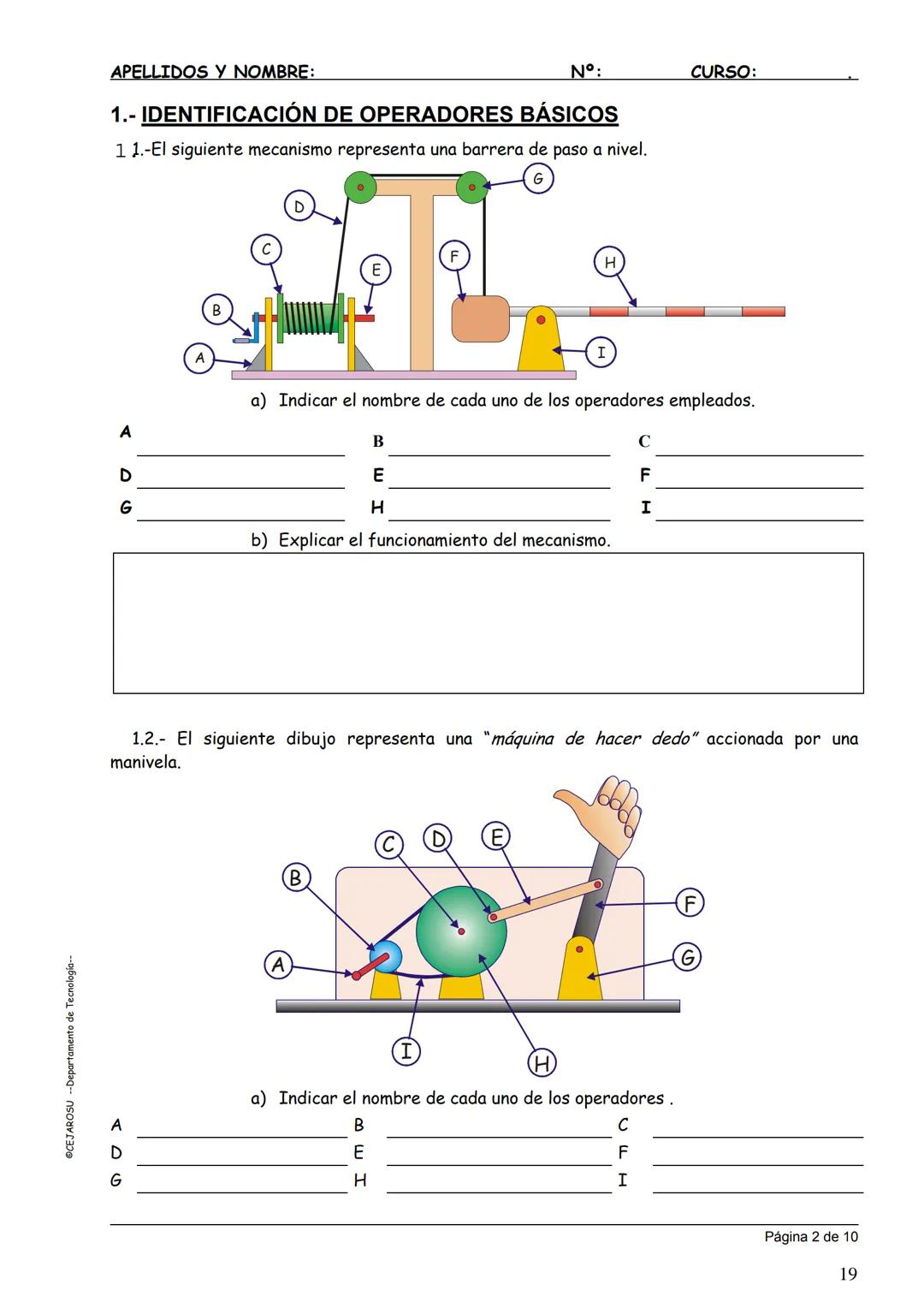 TEMA 3. INTRODUCCIÓN A LA
MECÁNICA Y A LAS MÁQUINAS
TÉRMICAS
PRINCIPIOS DE MECANISMOS
CINEMÁTICA Y DINÁMICA DE MÁQUINAS
ELEMENTOS DE TRANSMI