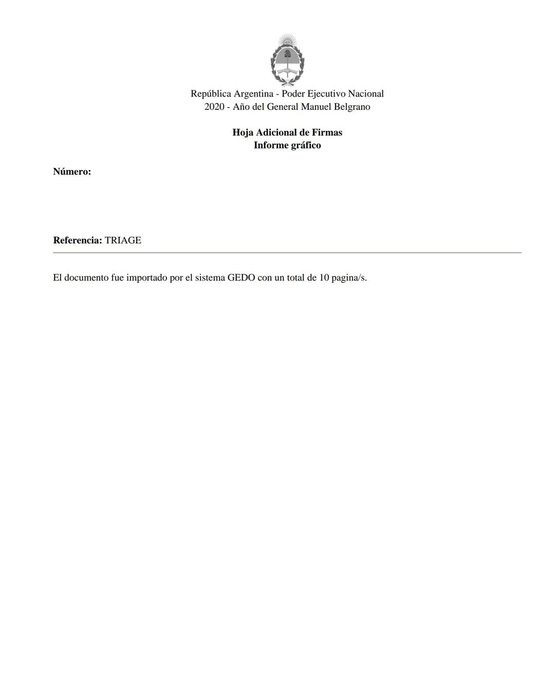 TRIAGE de Enfermería
Pacientes con infección respiratoria aguda
en establecimientos de salud
COVID 19
Ministerio de Salud
Argentina Implemen