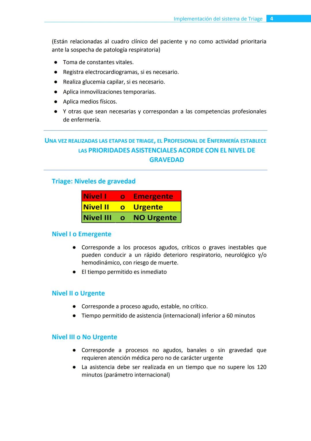 TRIAGE de Enfermería
Pacientes con infección respiratoria aguda
en establecimientos de salud
COVID 19
Ministerio de Salud
Argentina Implemen