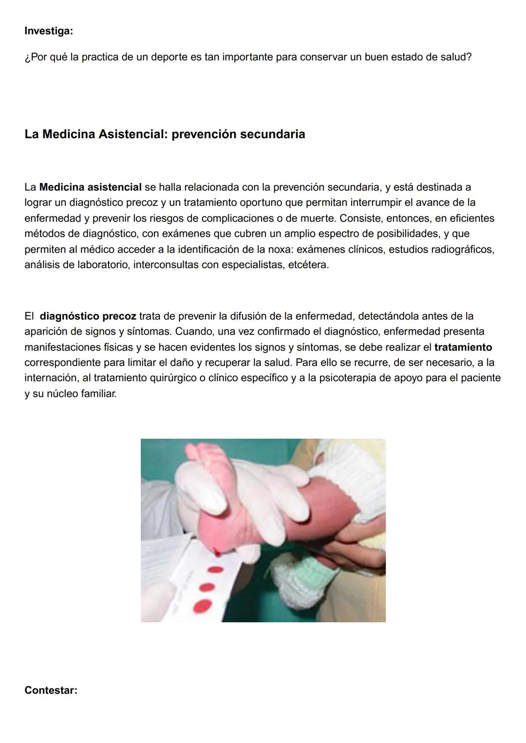 MEDICINA PREVENTIVA, ASISTENCIAL Y SOCIAL:
PREVENCIÓN PRIMARIA, SECUNDARIA Y TERCIARIA
A un viejo adagio que dice "es mejor prevenir que cur