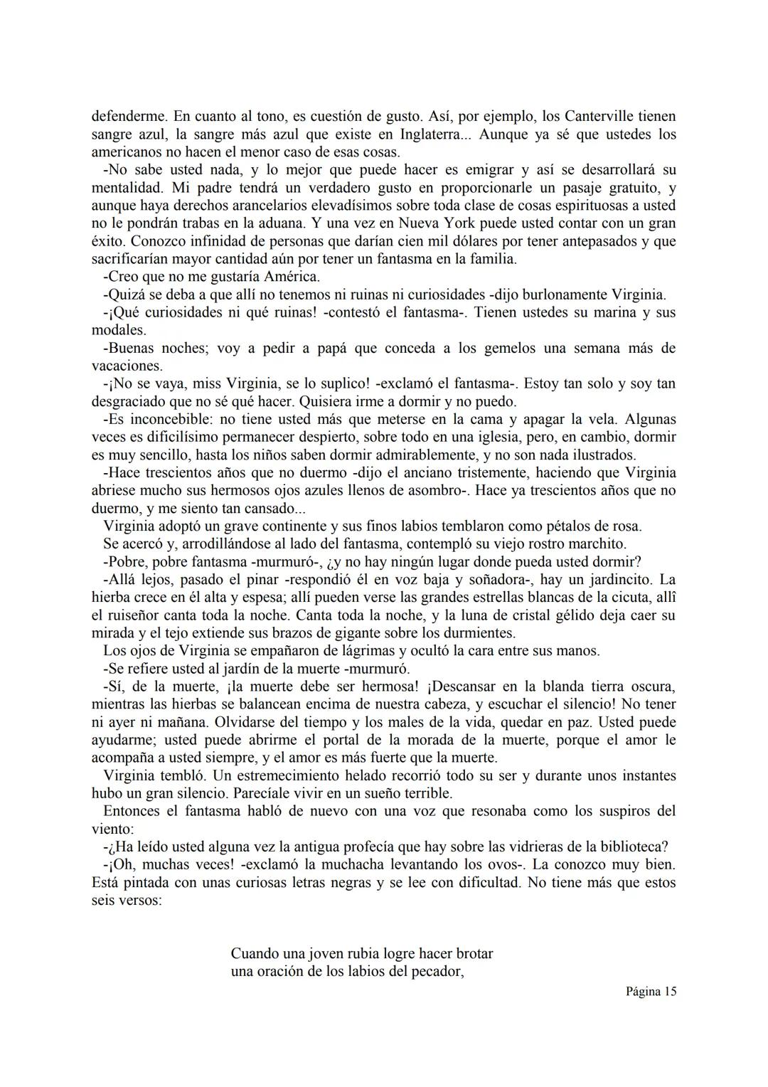 El fantasma
de Canterville
Oscar Wilde
Recursos de dominio público
designed by freepik.com
Oscar Wilde
EL FANTASMA DE CANTERVILLE
Oscar W