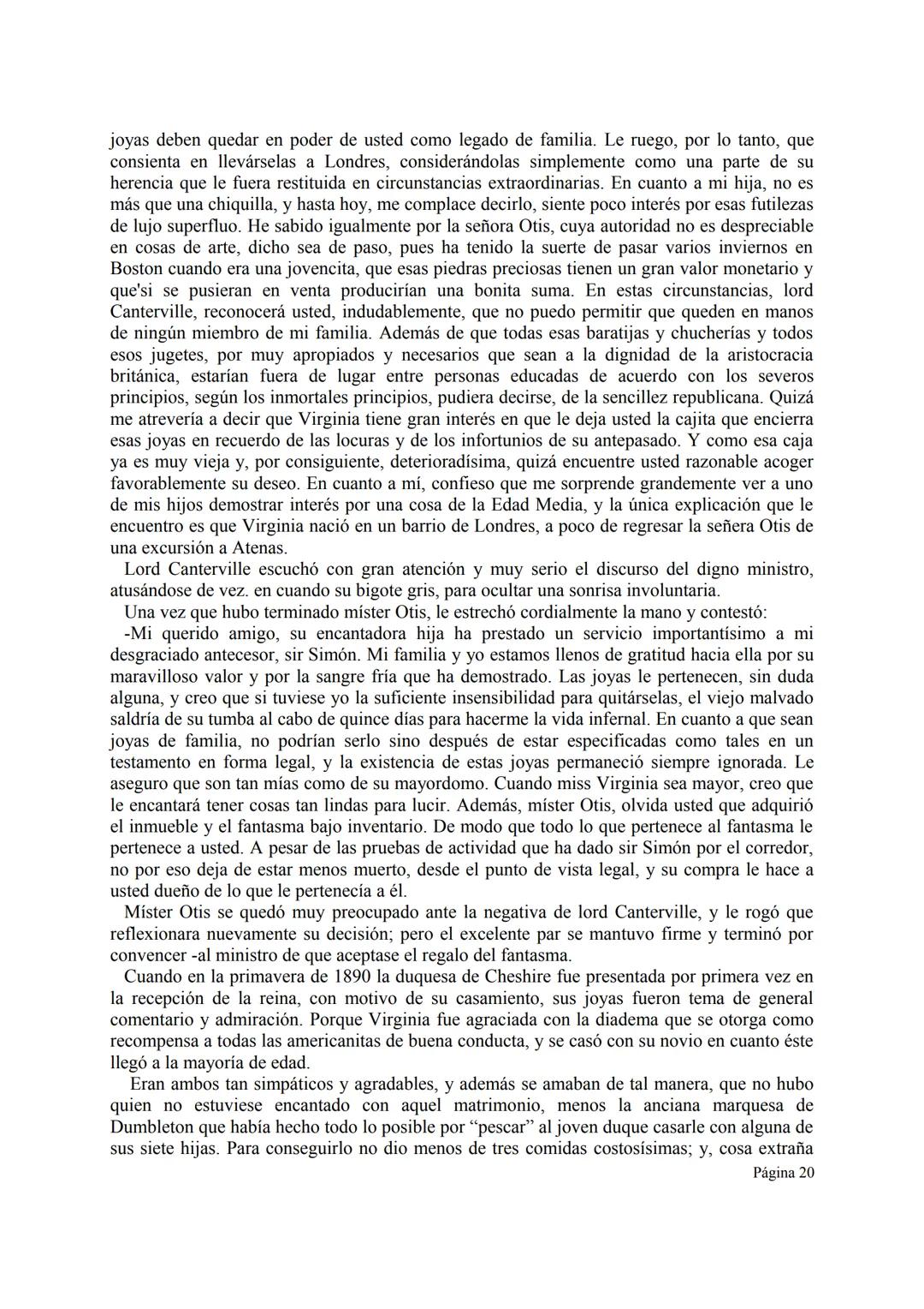 El fantasma
de Canterville
Oscar Wilde
Recursos de dominio público
designed by freepik.com
Oscar Wilde
EL FANTASMA DE CANTERVILLE
Oscar W