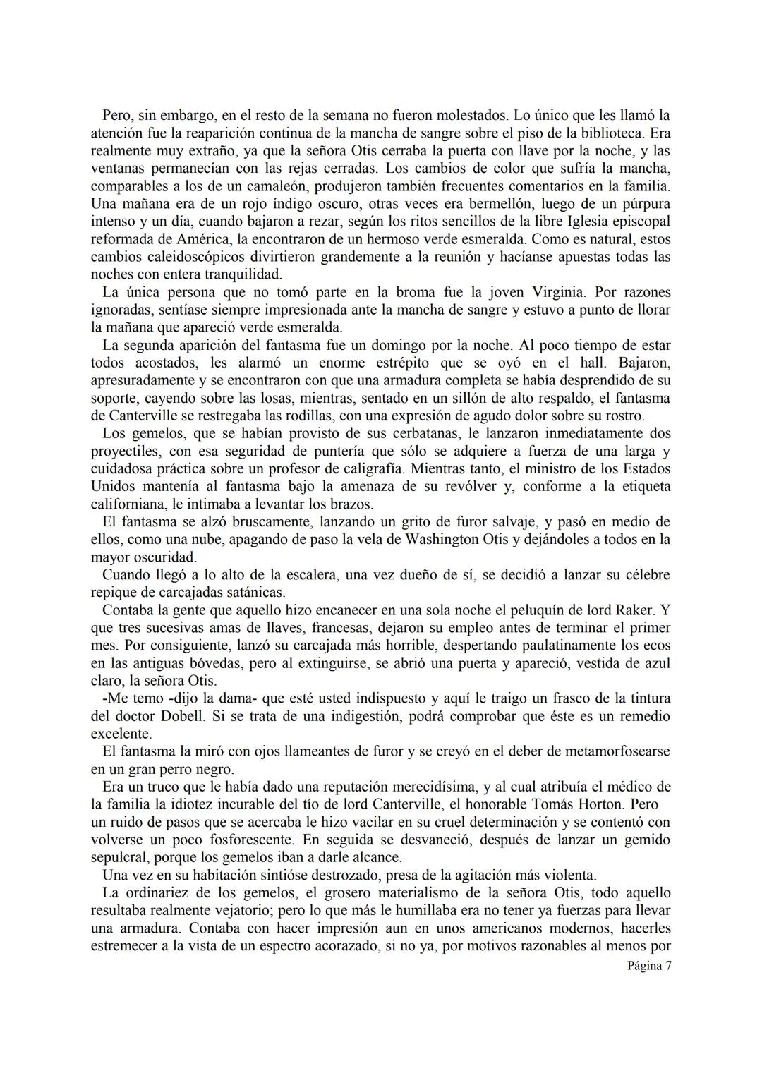 El fantasma
de Canterville
Oscar Wilde
Recursos de dominio público
designed by freepik.com
Oscar Wilde
EL FANTASMA DE CANTERVILLE
Oscar W
