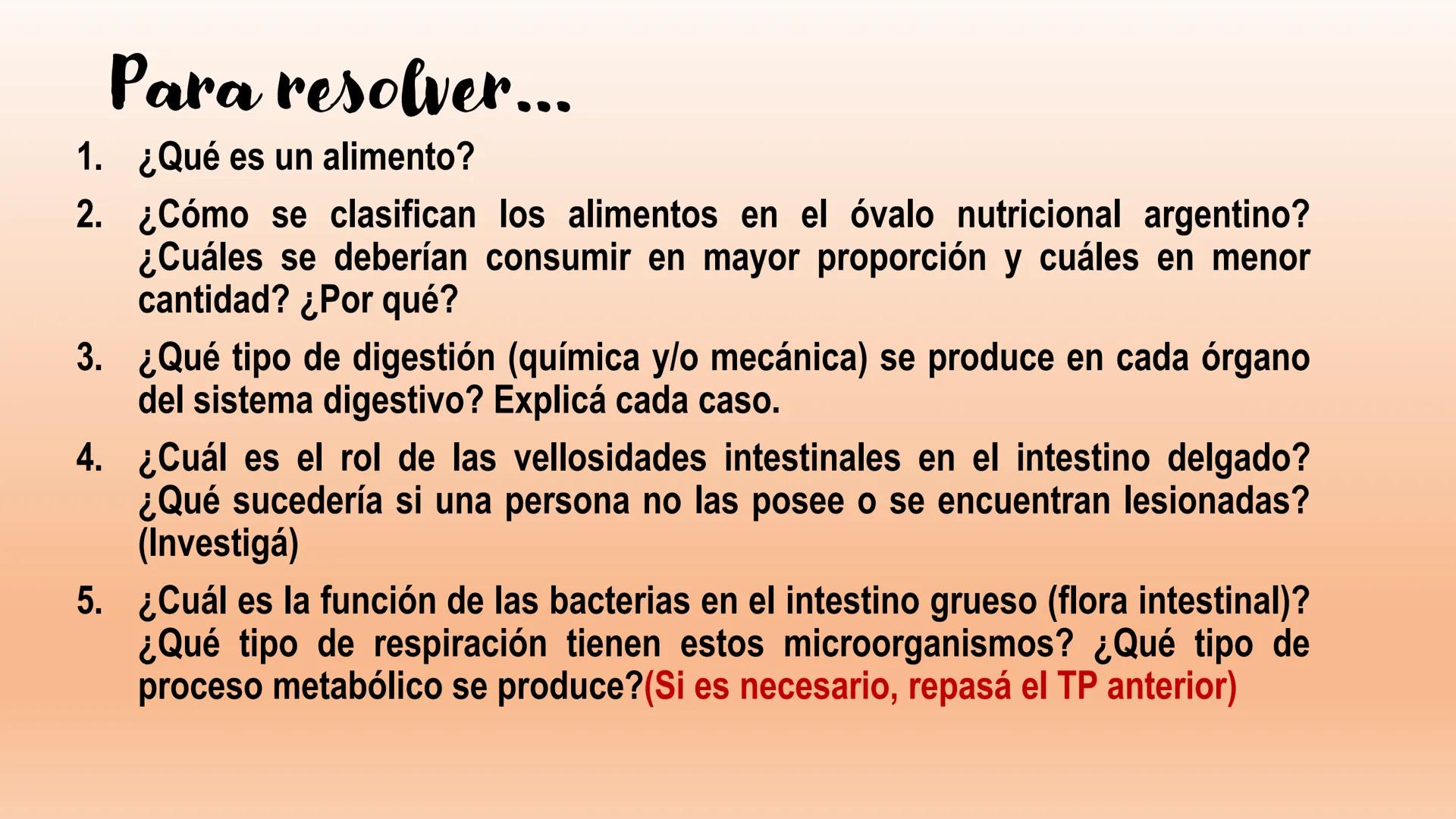 # Sistema Digestivo Los alimentos
Alimento es todo aquel producto que comemos o bebemos y que aporta nutrientes a nuestras células. Ejemplos