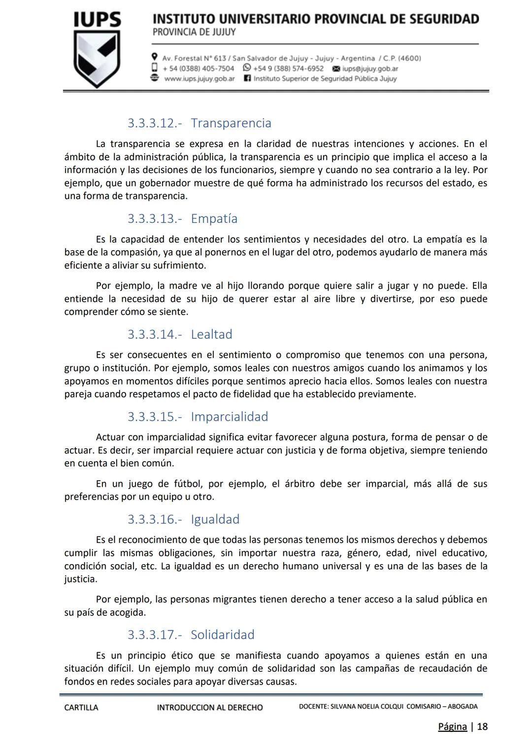 PROCESO DE ADMISIÓN 2025 - ΕΤΑΡΑ INTELECTUAL
IUPS
INSTITUTO UNIVERSITARIO
PROVINCIAL DE SEGURIDAD
PROVINCIA DE JUJUY
CARTILLA
INTRODUCCIO