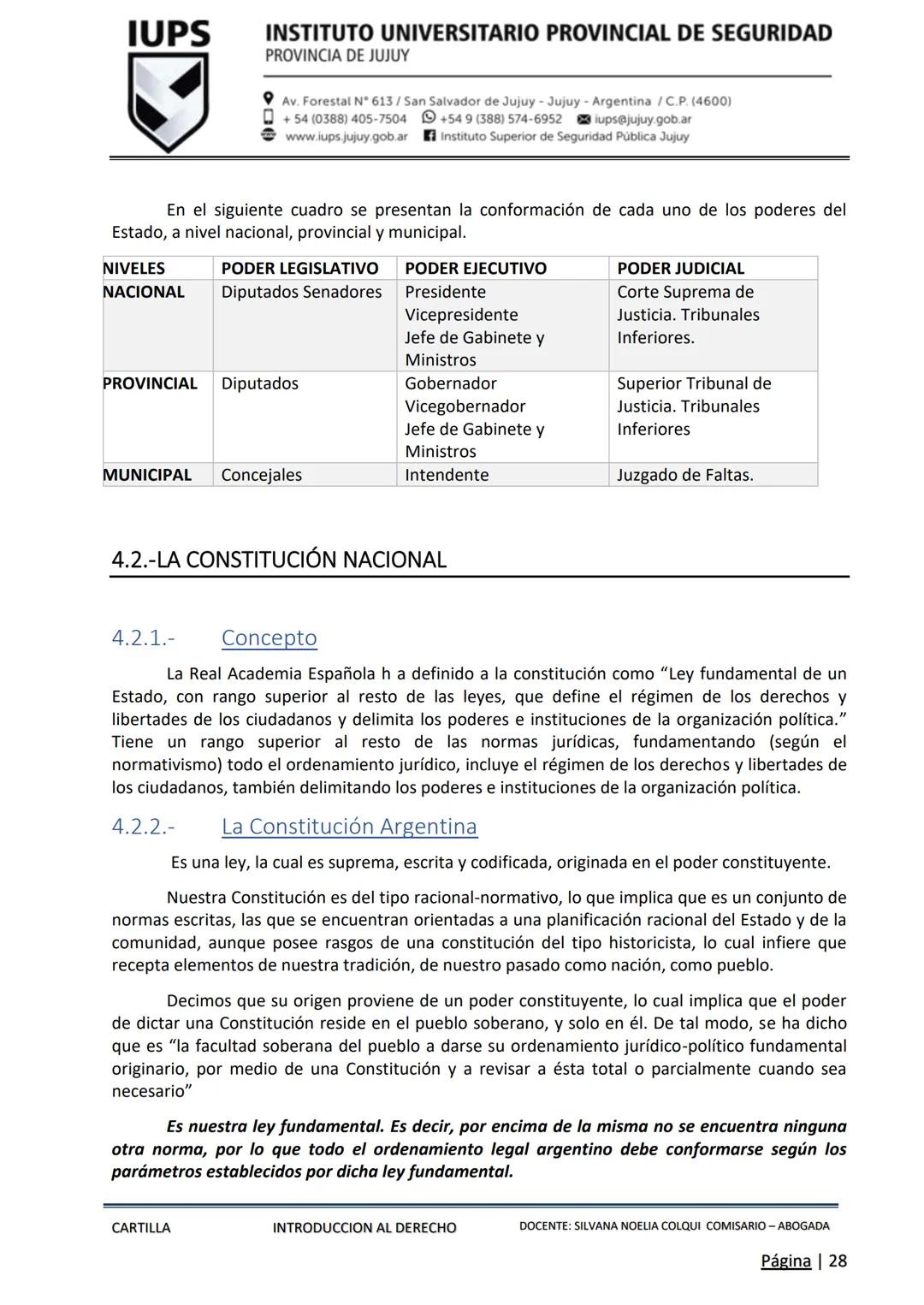 PROCESO DE ADMISIÓN 2025 - ΕΤΑΡΑ INTELECTUAL
IUPS
INSTITUTO UNIVERSITARIO
PROVINCIAL DE SEGURIDAD
PROVINCIA DE JUJUY
CARTILLA
INTRODUCCIO