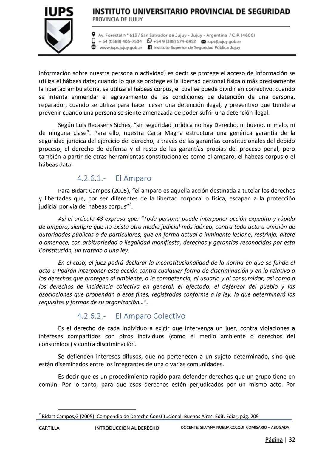 PROCESO DE ADMISIÓN 2025 - ΕΤΑΡΑ INTELECTUAL
IUPS
INSTITUTO UNIVERSITARIO
PROVINCIAL DE SEGURIDAD
PROVINCIA DE JUJUY
CARTILLA
INTRODUCCIO