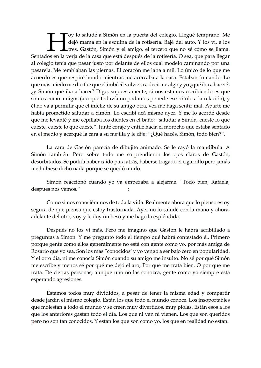 EL BARCO
Rafaela
Mariana Furiasse
PREMIO EL BARCO DE VAPOR
DE VAPOR
sm # Rafaela
Mariana Furiasse L
os kilos me pesan. No tanto como me pes