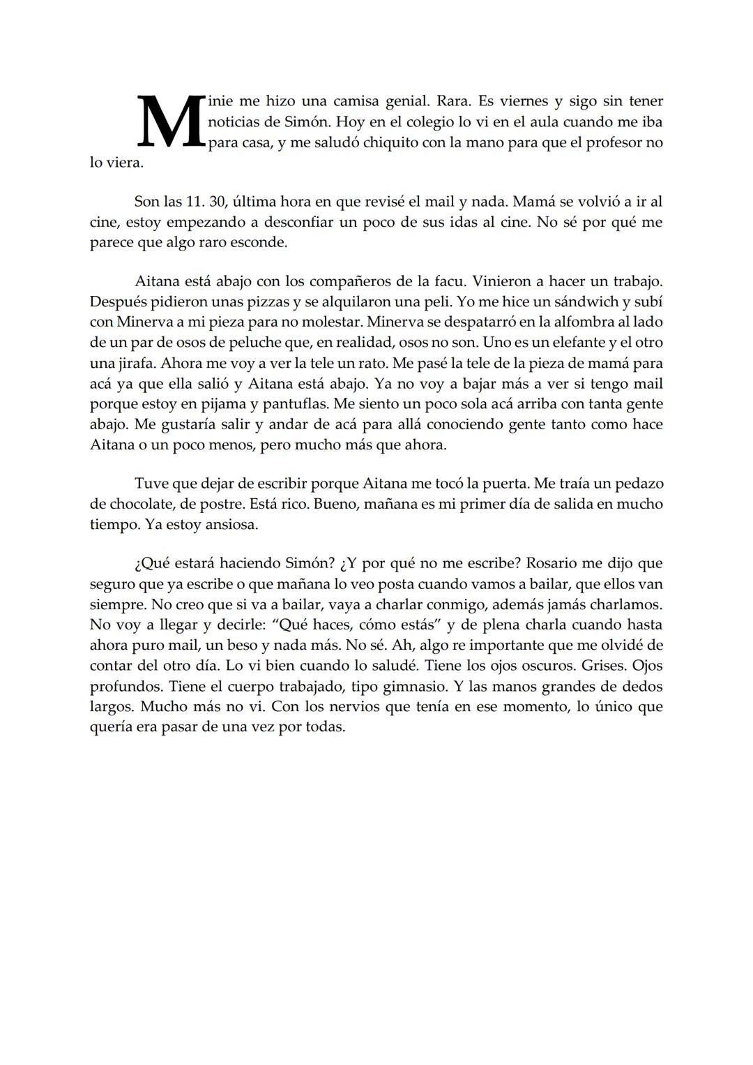EL BARCO
Rafaela
Mariana Furiasse
PREMIO EL BARCO DE VAPOR
DE VAPOR
sm # Rafaela
Mariana Furiasse L
os kilos me pesan. No tanto como me pes