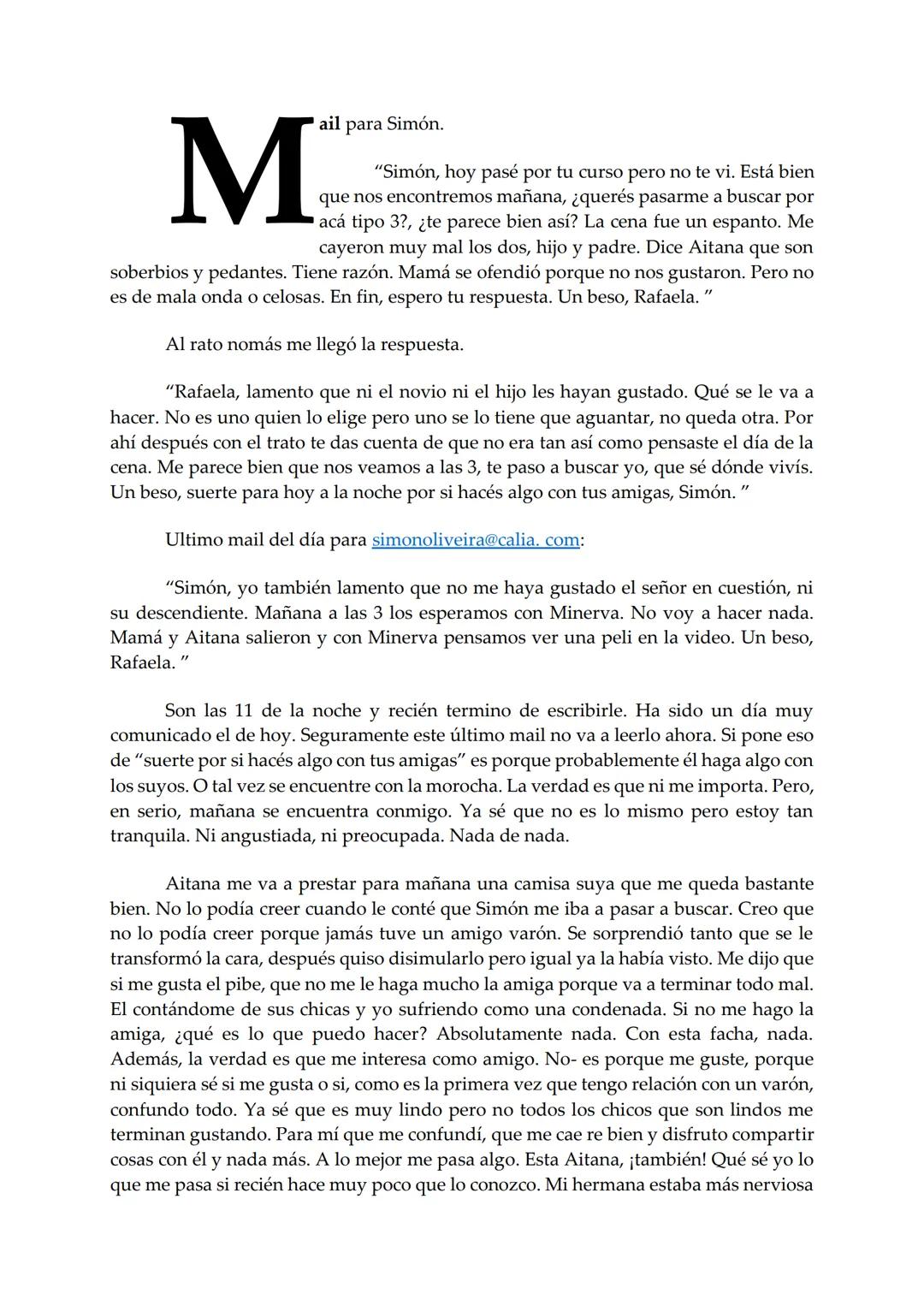 EL BARCO
Rafaela
Mariana Furiasse
PREMIO EL BARCO DE VAPOR
DE VAPOR
sm # Rafaela
Mariana Furiasse L
os kilos me pesan. No tanto como me pes