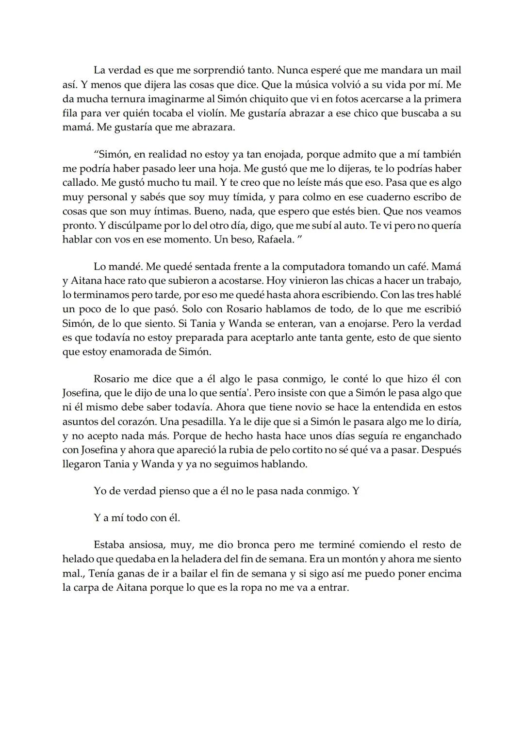 EL BARCO
Rafaela
Mariana Furiasse
PREMIO EL BARCO DE VAPOR
DE VAPOR
sm # Rafaela
Mariana Furiasse L
os kilos me pesan. No tanto como me pes