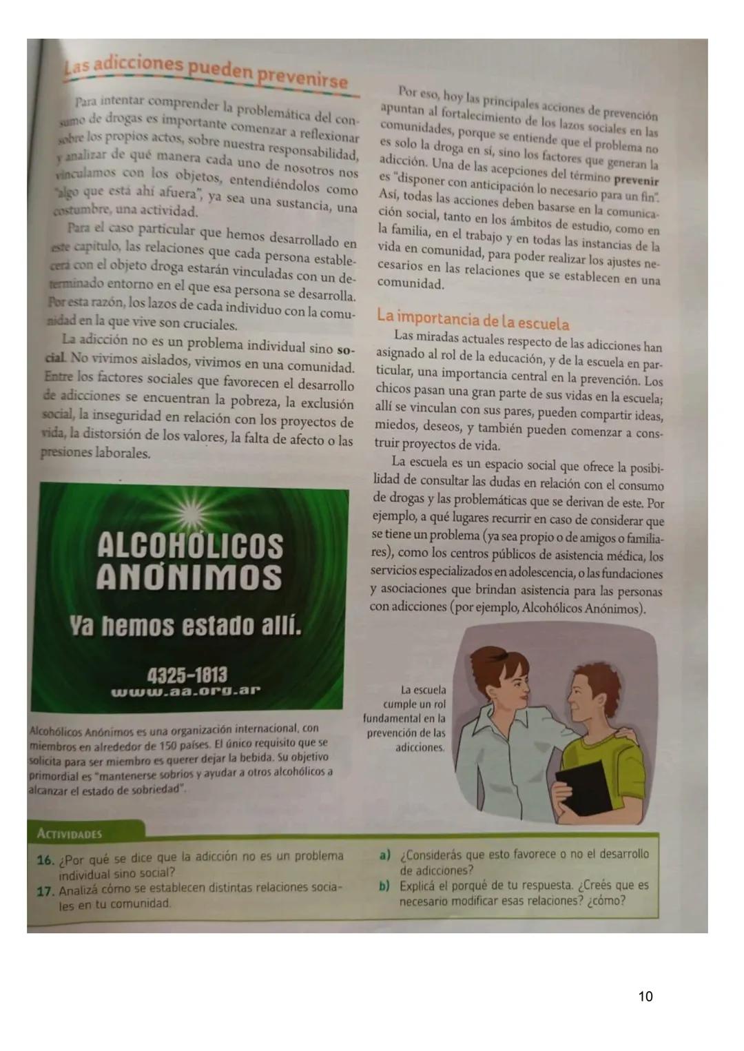 8
Las adicciones
"Cuanto más logra usted aumentar el miedo a las drogas y
al crimen, las madres desamparadas, los inmigrantes y los
alienado