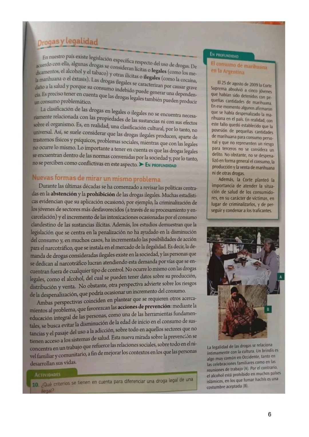8
Las adicciones
"Cuanto más logra usted aumentar el miedo a las drogas y
al crimen, las madres desamparadas, los inmigrantes y los
alienado