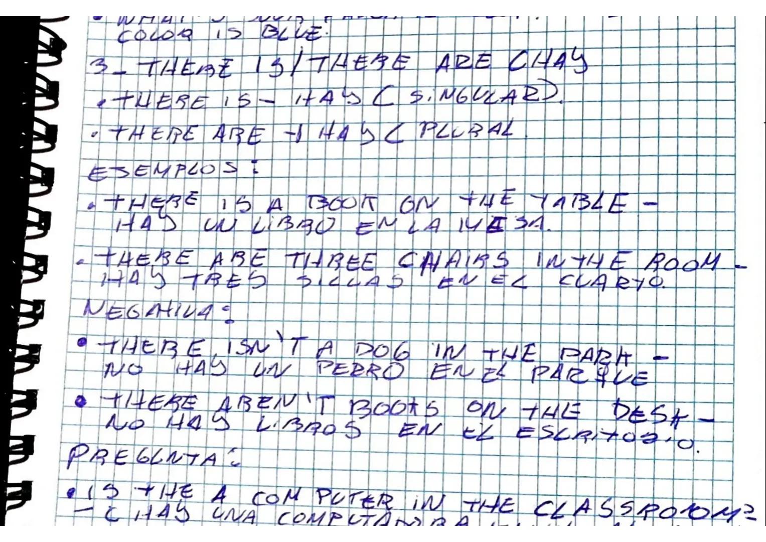 HOJA N°:
FECHA:
UNIDAD 1 - INGLES 1° AÑO
TEMAS:
1. VERBO TO BE (SER/ESTAR)
2. INFORMACION PERSONAL
3. THERE IS/ THERE ARE (CHAS)
4. PREPOSIC