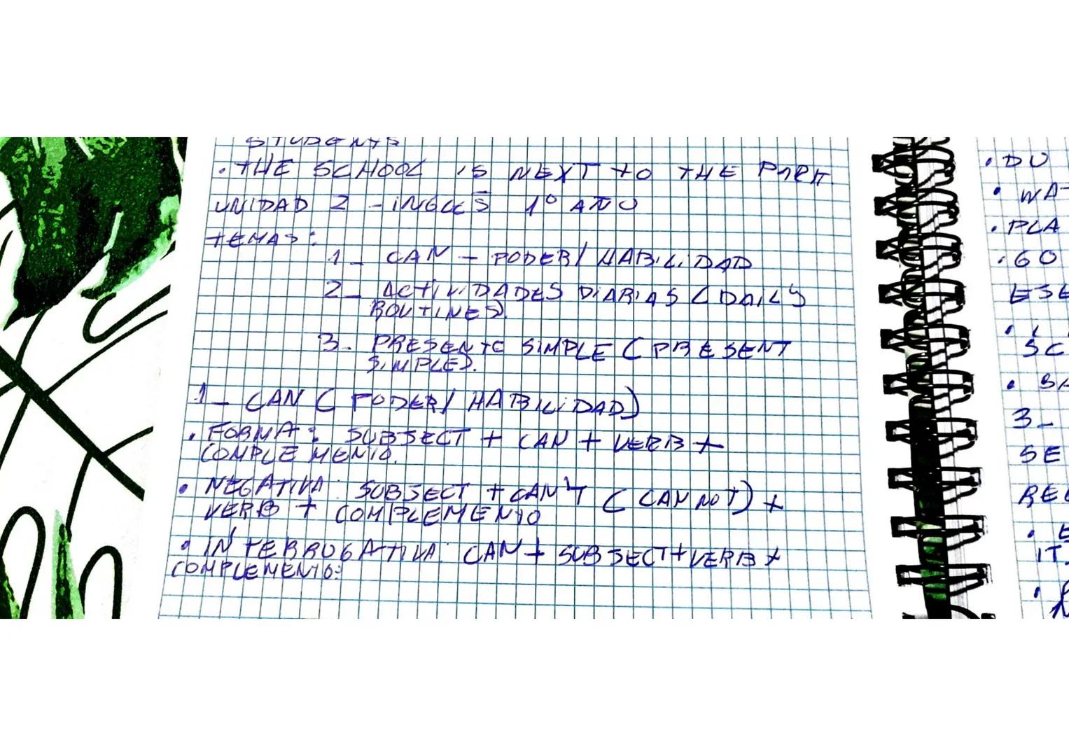 HOJA N°:
FECHA:
UNIDAD 1 - INGLES 1° AÑO
TEMAS:
1. VERBO TO BE (SER/ESTAR)
2. INFORMACION PERSONAL
3. THERE IS/ THERE ARE (CHAS)
4. PREPOSIC