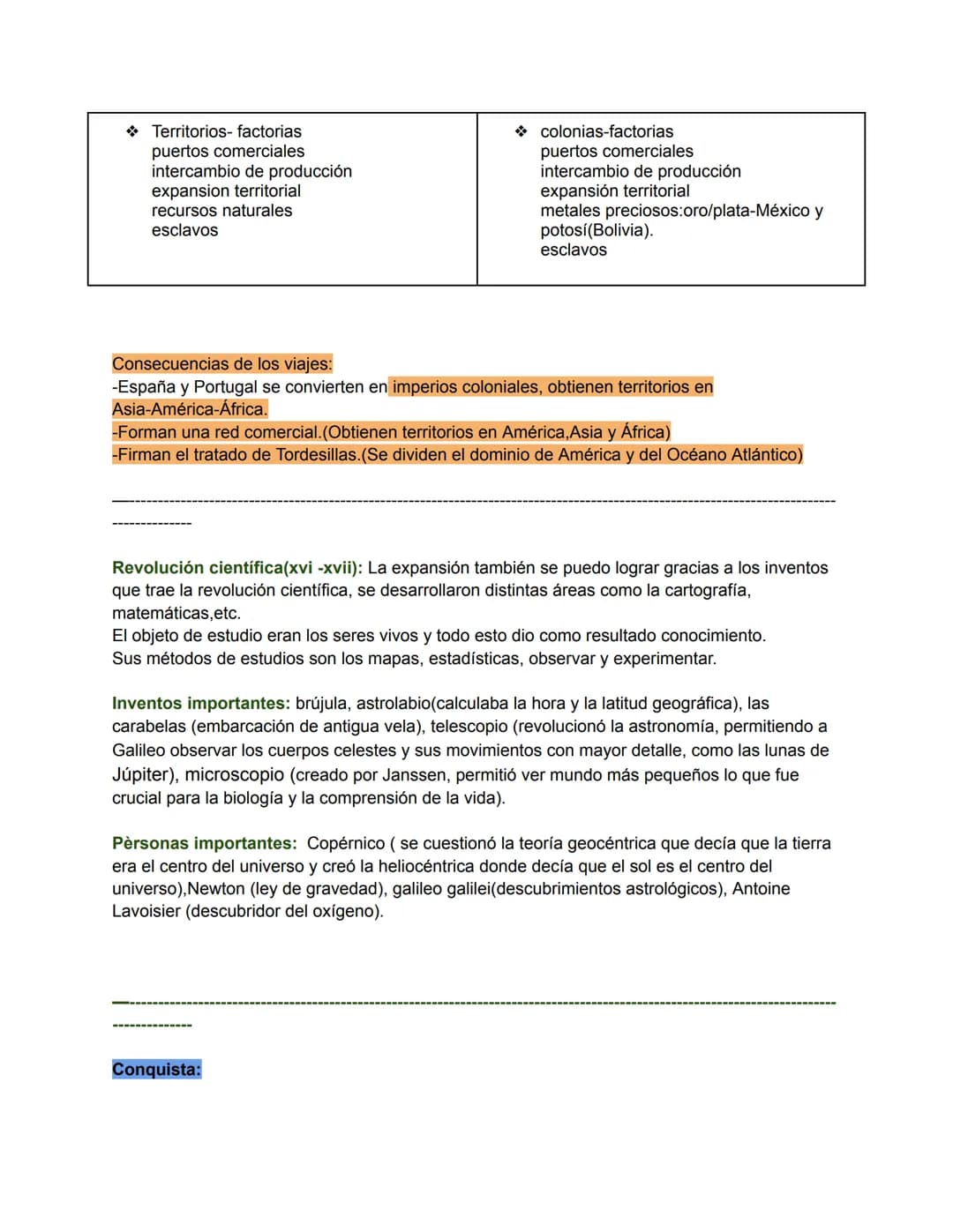 ATENCIÓN: este es un resumen para historia que tiene el objetivo de resumir material dado en
clase para lograr sacar la mejor calificación p