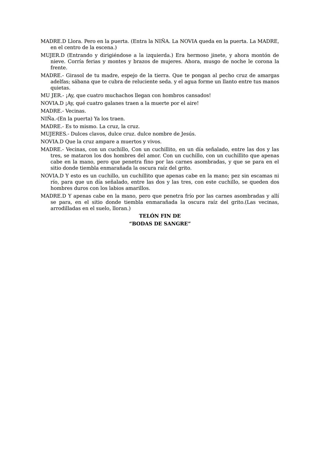 ## BODAS
DE SANGRE
FEDERICO
GARCÍA LORCA Federico Garcia Lorca
Bodas de Sangre
BajaLibros
.com
BajaLibros.com Bajalibros.com
Queda rigur