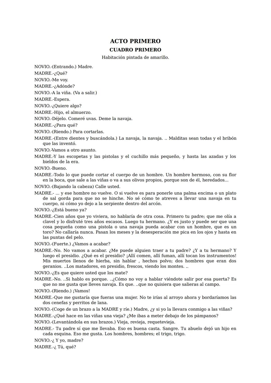 ## BODAS
DE SANGRE
FEDERICO
GARCÍA LORCA Federico Garcia Lorca
Bodas de Sangre
BajaLibros
.com
BajaLibros.com Bajalibros.com
Queda rigur