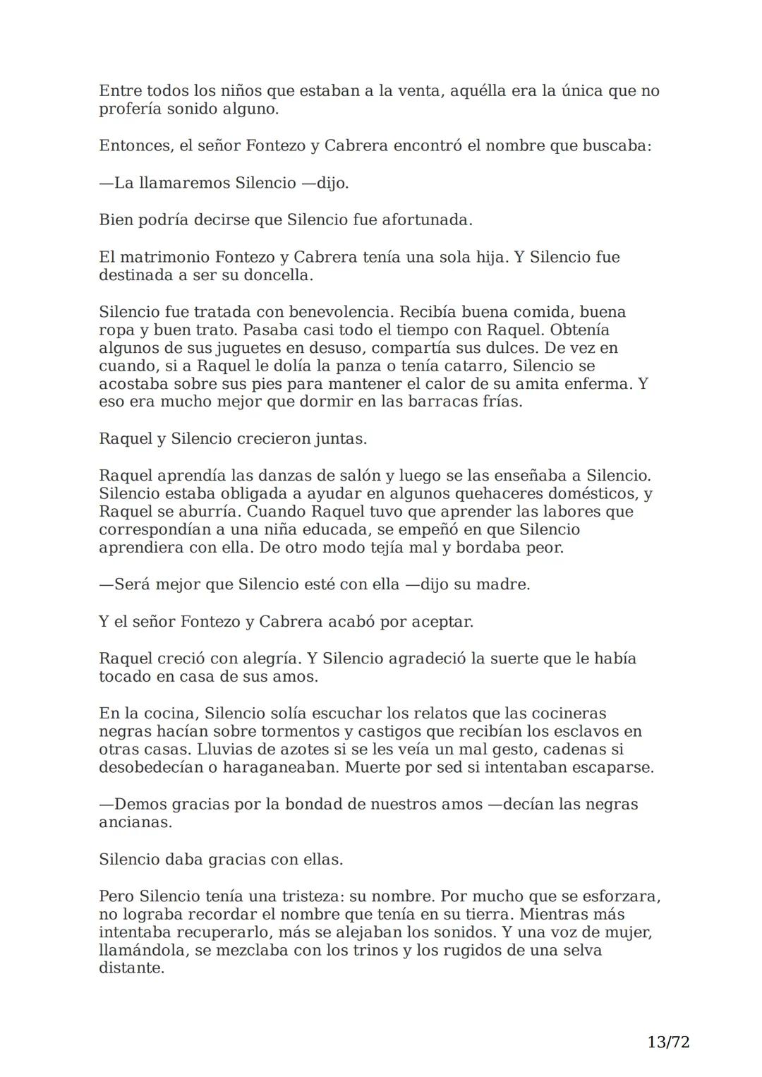 # El espejo africano
Liliana Bodoc
1/72 Esta es la historia de un espejo que va enlazando el destino de distintas
personas en distintos lu