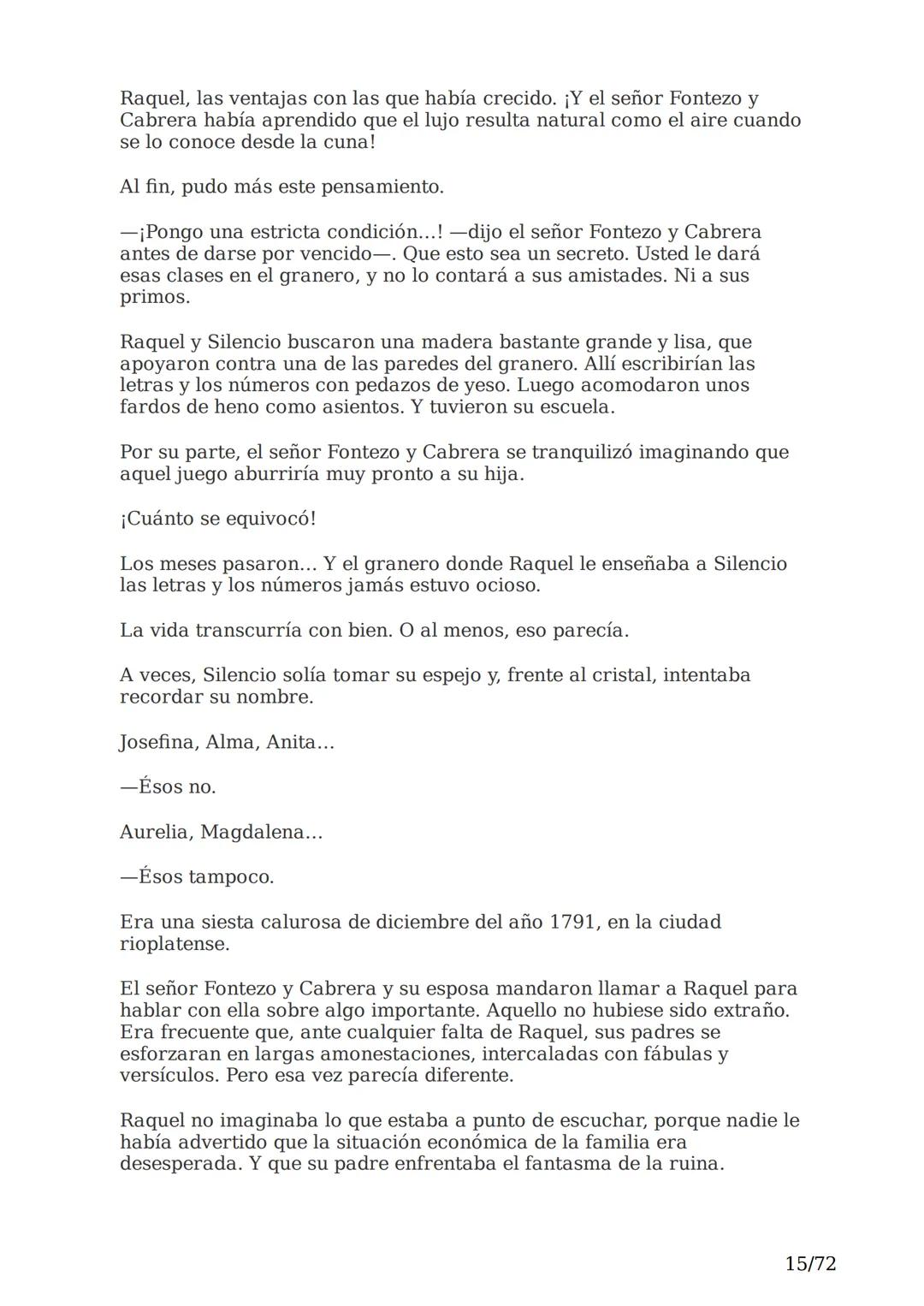# El espejo africano
Liliana Bodoc
1/72 Esta es la historia de un espejo que va enlazando el destino de distintas
personas en distintos lu