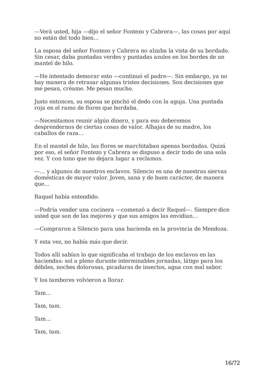 # El espejo africano
Liliana Bodoc
1/72 Esta es la historia de un espejo que va enlazando el destino de distintas
personas en distintos lu