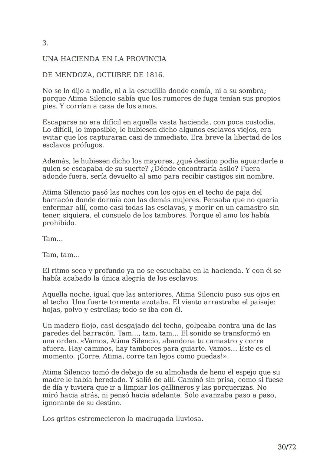 # El espejo africano
Liliana Bodoc
1/72 Esta es la historia de un espejo que va enlazando el destino de distintas
personas en distintos lu