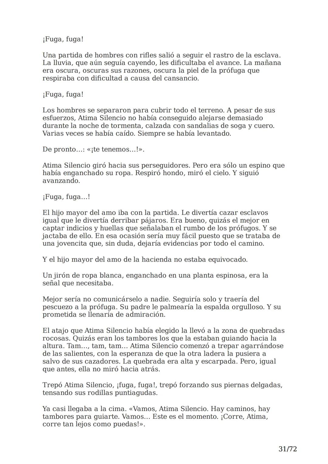 # El espejo africano
Liliana Bodoc
1/72 Esta es la historia de un espejo que va enlazando el destino de distintas
personas en distintos lu