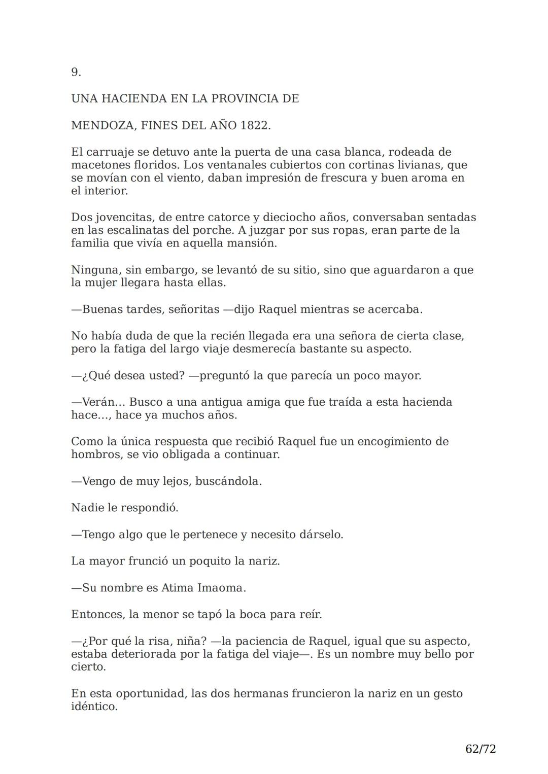 # El espejo africano
Liliana Bodoc
1/72 Esta es la historia de un espejo que va enlazando el destino de distintas
personas en distintos lu
