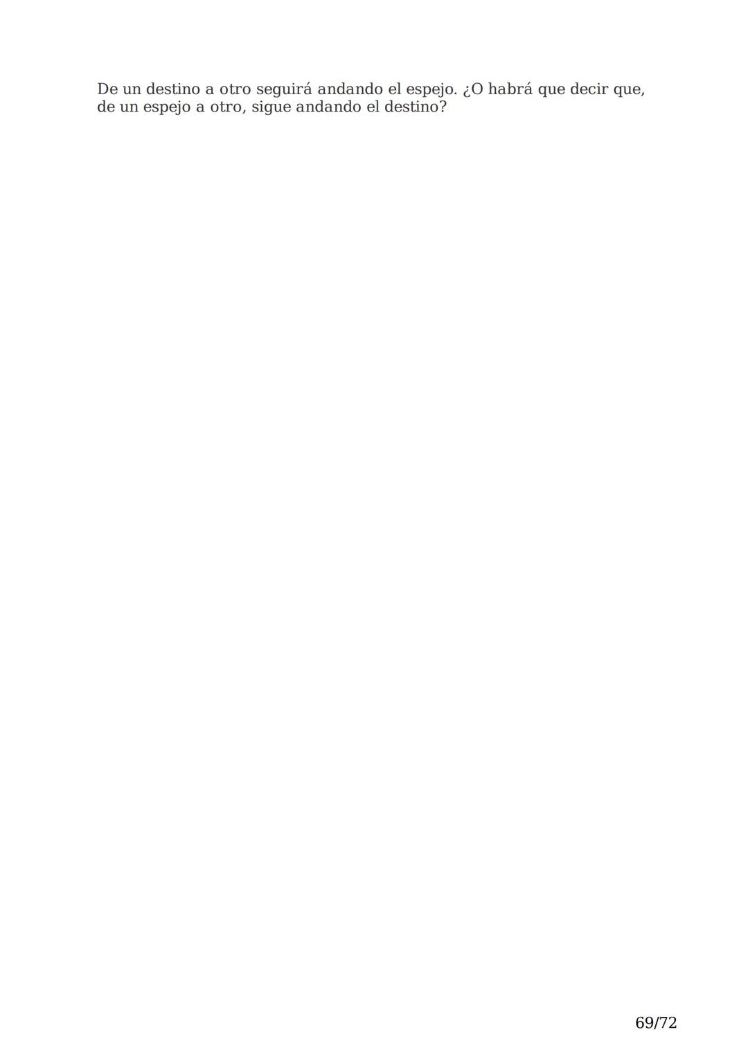 # El espejo africano
Liliana Bodoc
1/72 Esta es la historia de un espejo que va enlazando el destino de distintas
personas en distintos lu