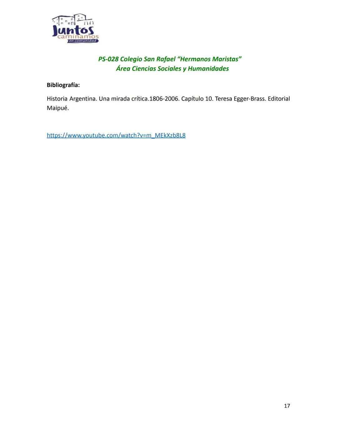 # Juntos
caminamos
en comunidad
PS-028 Colegio San Rafael "Hermanos Maristas"
Área Ciencias Sociales y Humanidades
# LA DÉCADA INFAME (193