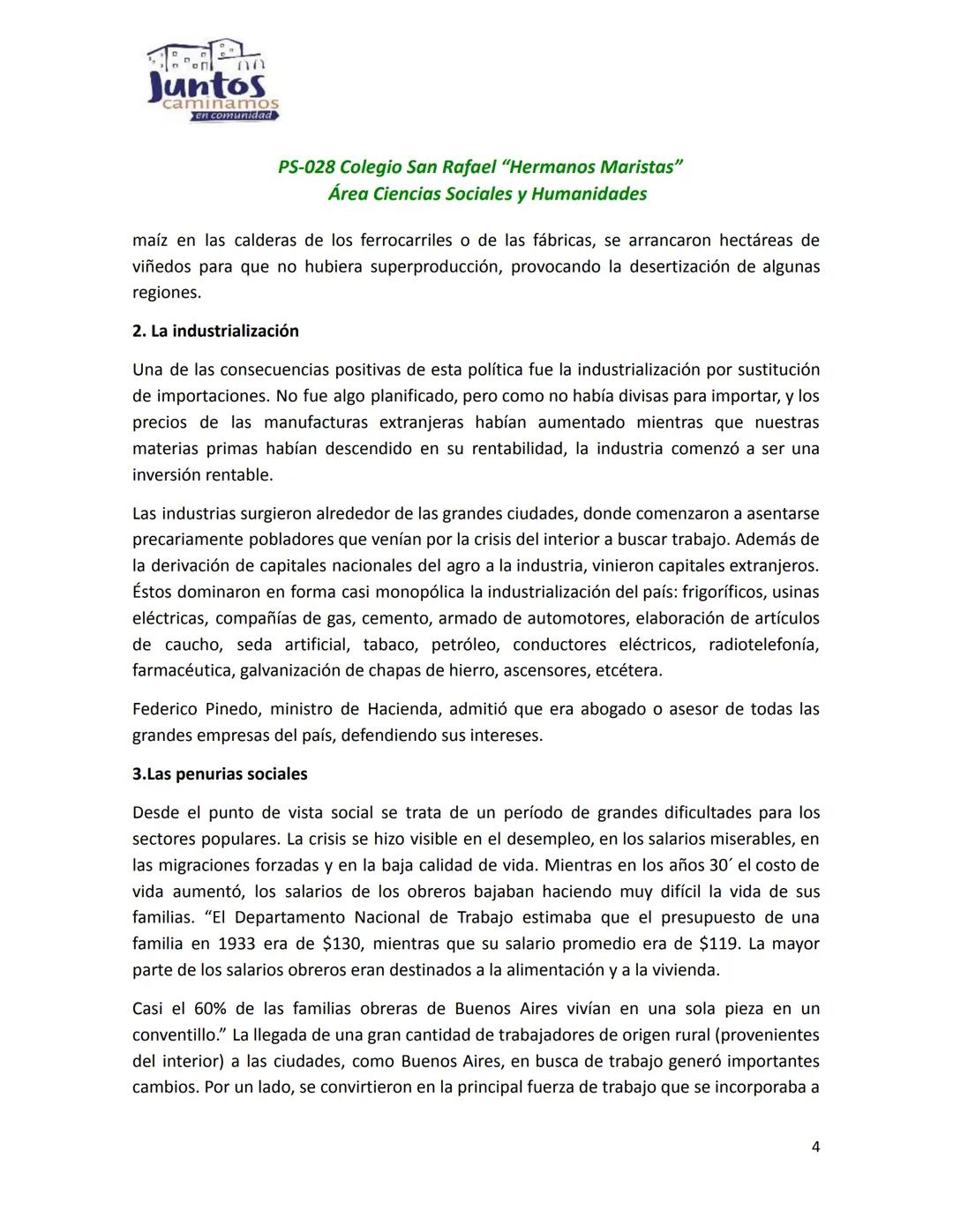 # Juntos
caminamos
en comunidad
PS-028 Colegio San Rafael "Hermanos Maristas"
Área Ciencias Sociales y Humanidades
# LA DÉCADA INFAME (193