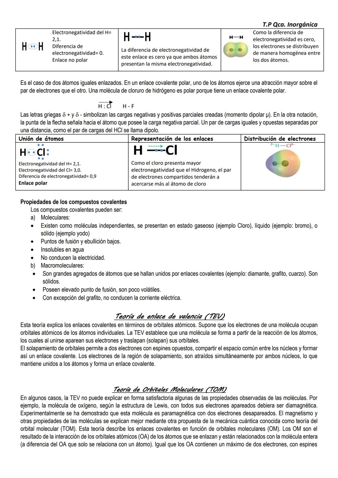 T.P Qca. Inorgánica
Trabajo Practico N°3: Uniones Químicas- Propiedades de las sustancias
Nombre:
Objetivos:
- Observar las distintas caract