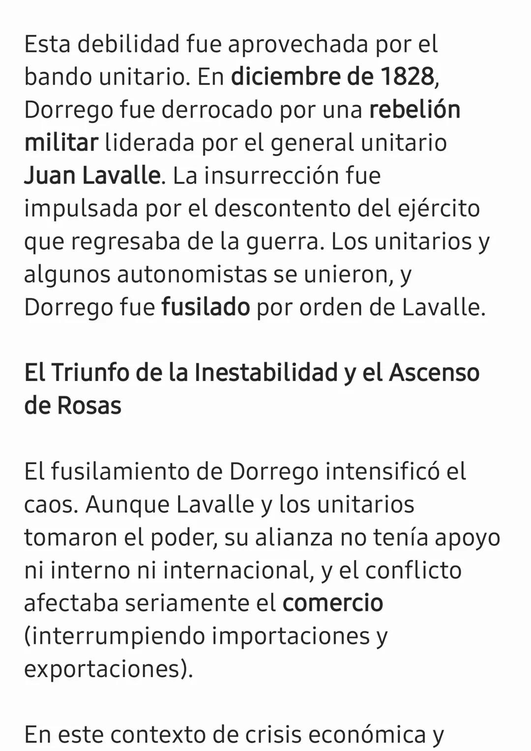 Resumen Histórico: Crisis y
Descentralización
• Ruptura de la unidad provisoria y
parcial (1816 a 1819) Esto dio lugar a
los Estados autóno