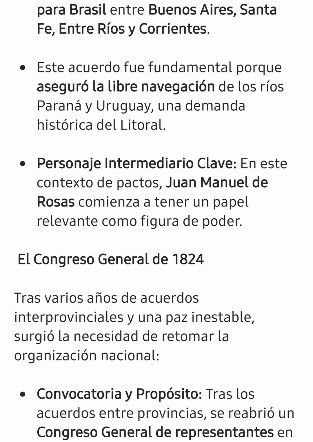 Resumen Histórico: Crisis y
Descentralización
• Ruptura de la unidad provisoria y
parcial (1816 a 1819) Esto dio lugar a
los Estados autóno