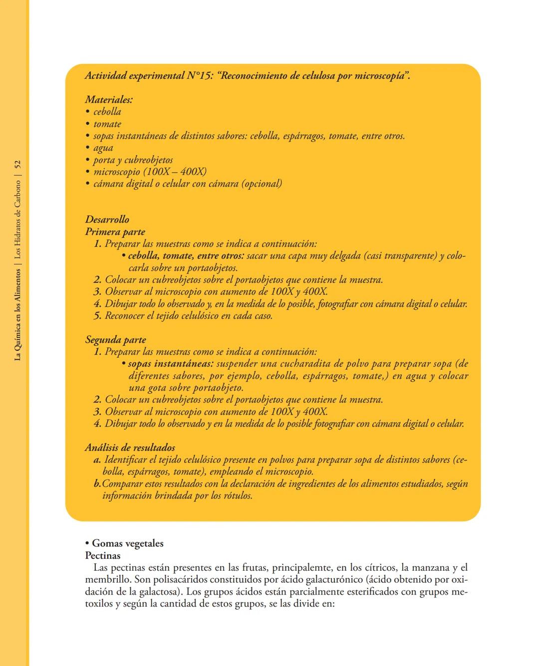 # 2. LOS HIDRATOS DE CARBOΝΟ
2.1. Introducción
Los hidratos de carbono o carbohidratos son moléculas orgánicas formadas por carbono,
hidró