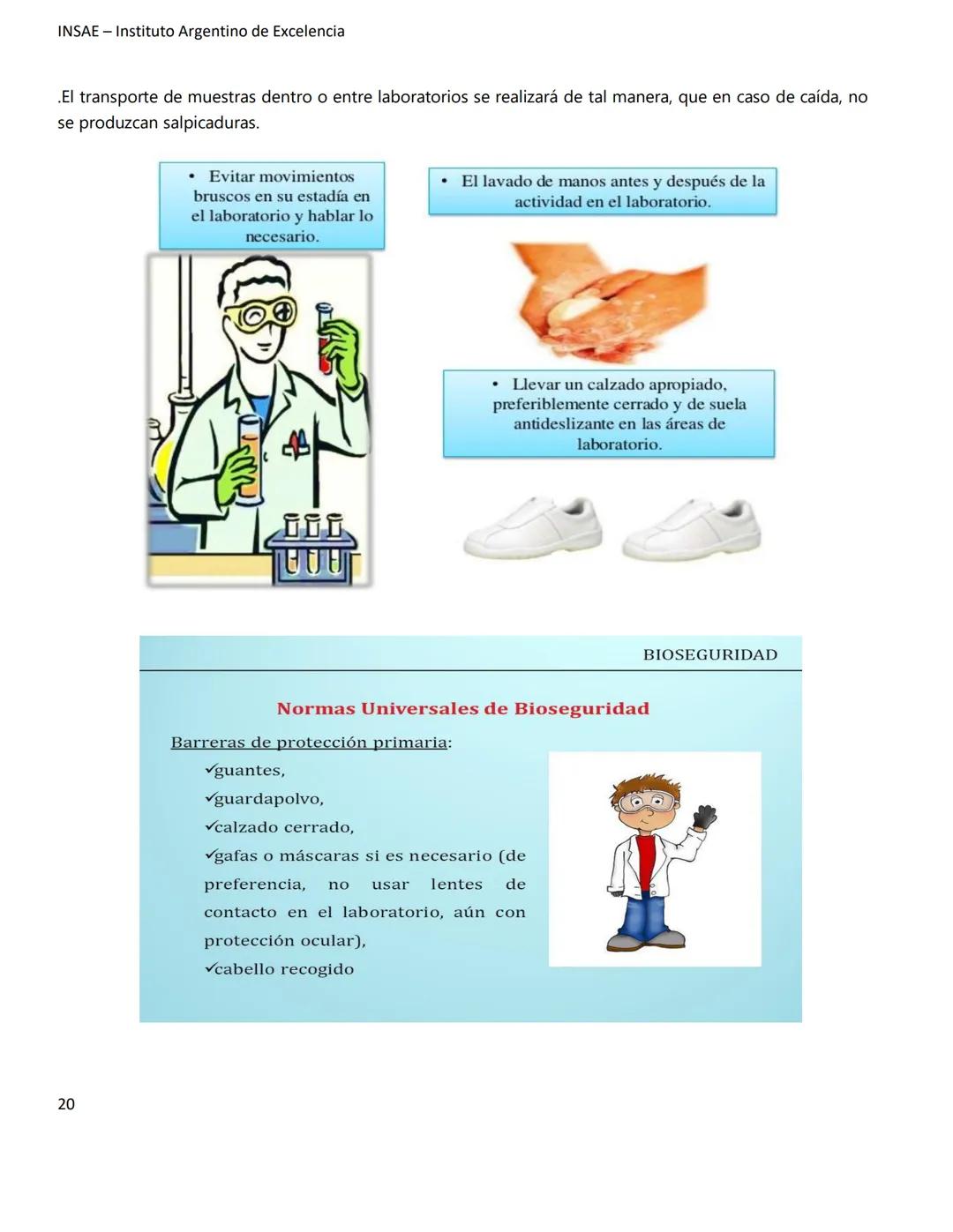 INSAE – Instituto Argentino de Excelencia
# MANUAL DEL CURSO
# EXTRACCIONISTA DE
# LABORATORIO CLINICO
1 INSAE - Instituto Argentino d