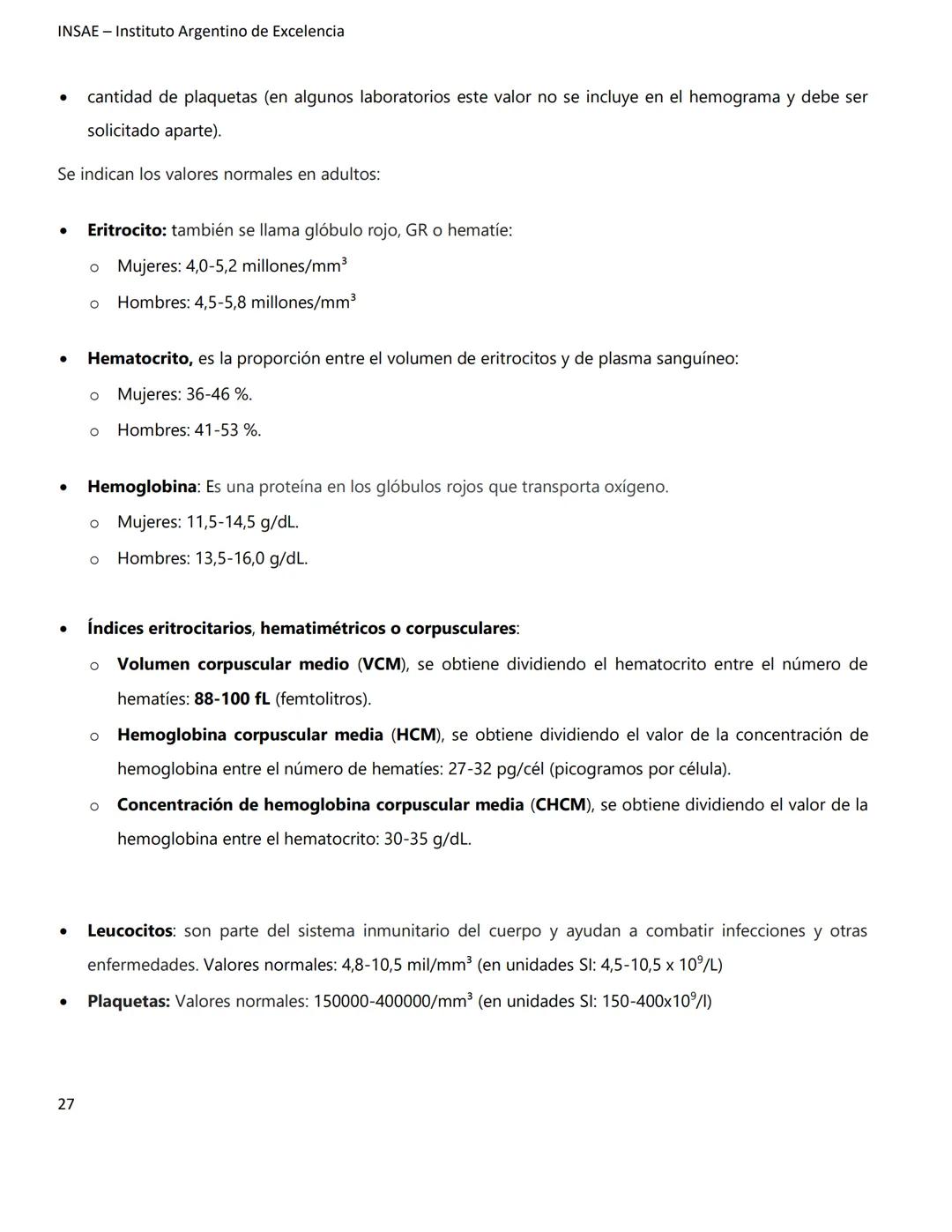 INSAE – Instituto Argentino de Excelencia
# MANUAL DEL CURSO
# EXTRACCIONISTA DE
# LABORATORIO CLINICO
1 INSAE - Instituto Argentino d