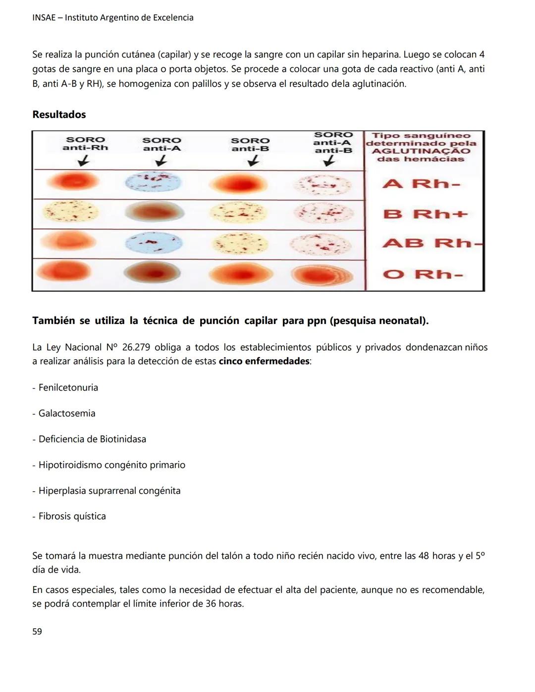 INSAE – Instituto Argentino de Excelencia
# MANUAL DEL CURSO
# EXTRACCIONISTA DE
# LABORATORIO CLINICO
1 INSAE - Instituto Argentino d