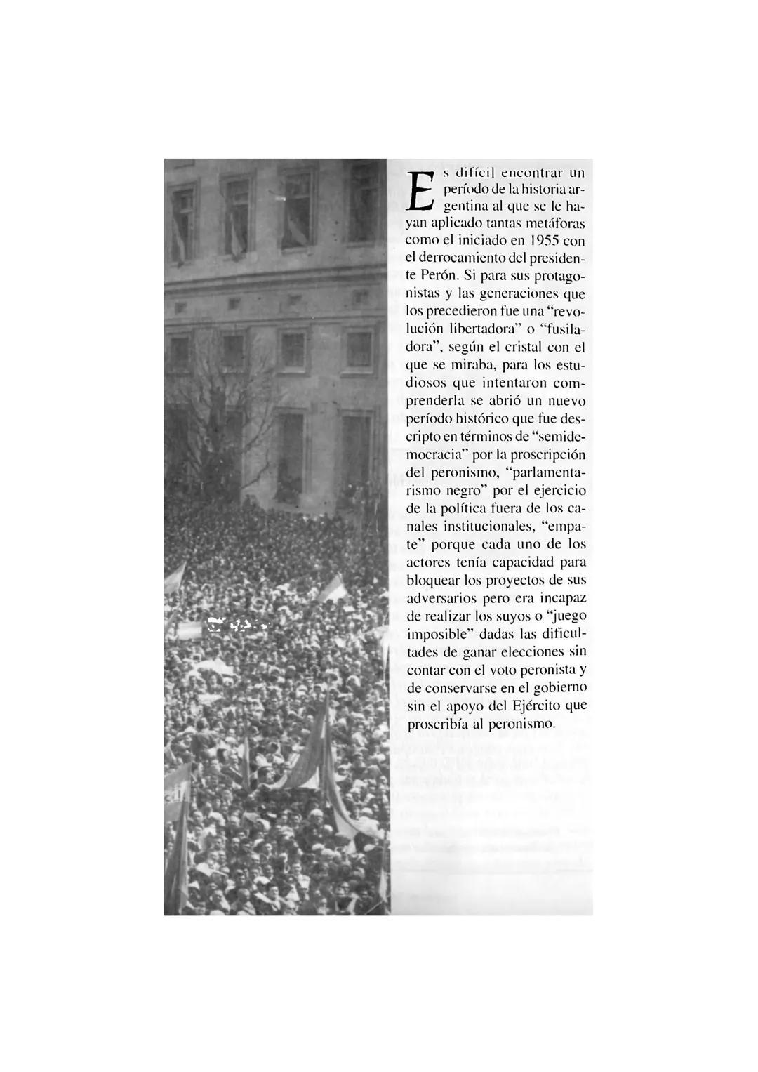 # NUEVA
# HISTORIA
# ARGENTINA
DIRECCIÓN DE TOMO
Daniel James
VIOLENCIA, PROSCRIPCIÓN
Y AUTORITARISMO (1955-1976)
MARIMON
NORLE HOTEL
GARAGE