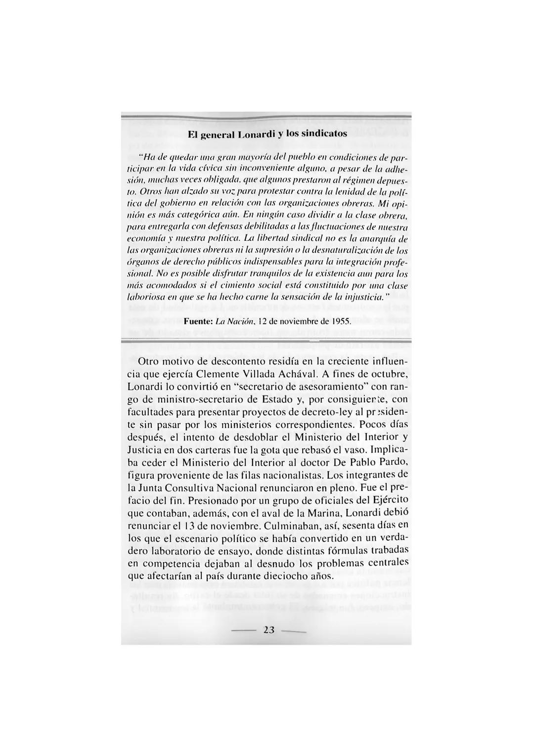 # NUEVA
# HISTORIA
# ARGENTINA
DIRECCIÓN DE TOMO
Daniel James
VIOLENCIA, PROSCRIPCIÓN
Y AUTORITARISMO (1955-1976)
MARIMON
NORLE HOTEL
GARAGE