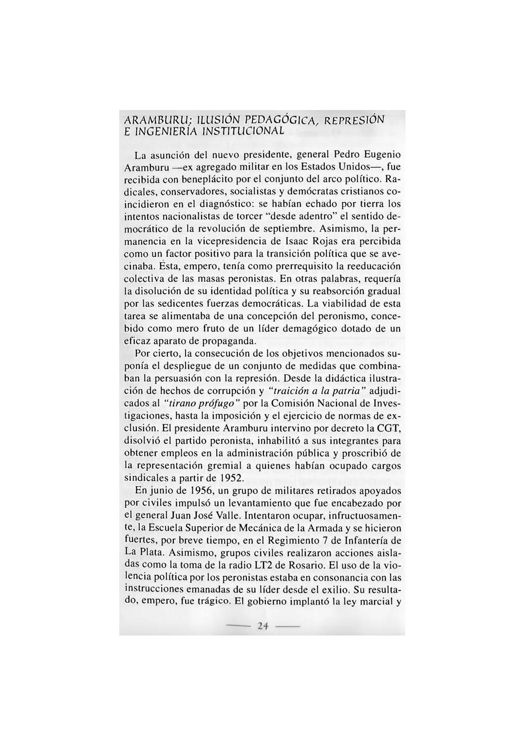 # NUEVA
# HISTORIA
# ARGENTINA
DIRECCIÓN DE TOMO
Daniel James
VIOLENCIA, PROSCRIPCIÓN
Y AUTORITARISMO (1955-1976)
MARIMON
NORLE HOTEL
GARAGE