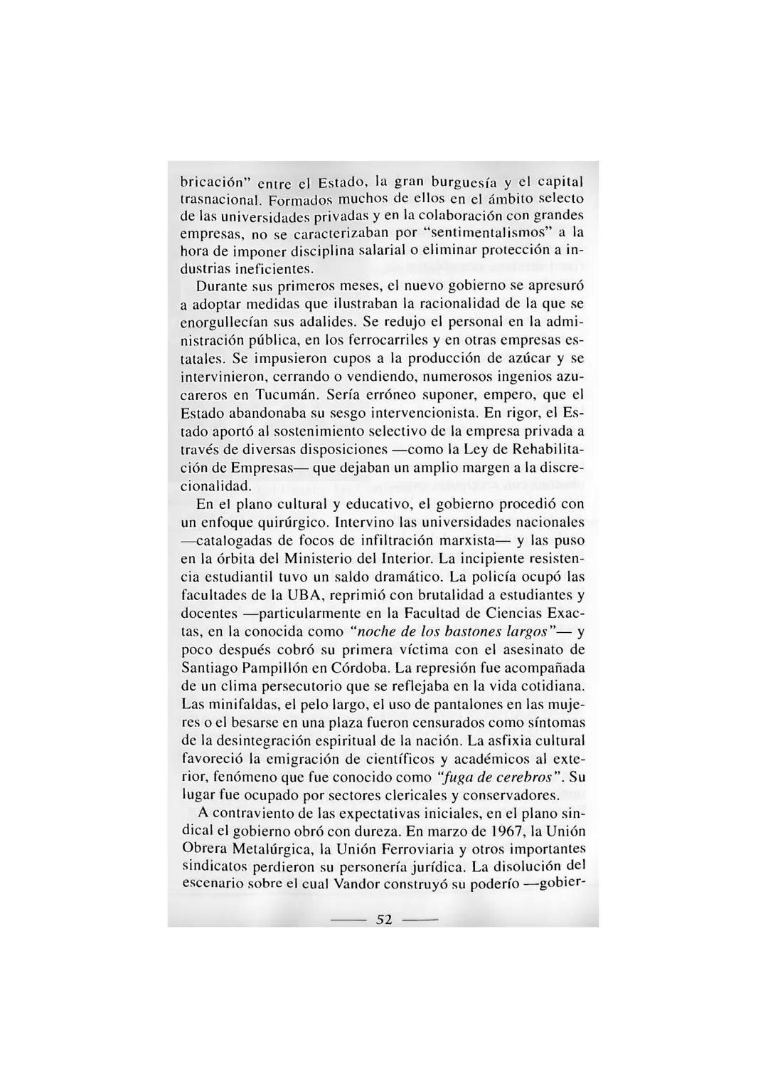 # NUEVA
# HISTORIA
# ARGENTINA
DIRECCIÓN DE TOMO
Daniel James
VIOLENCIA, PROSCRIPCIÓN
Y AUTORITARISMO (1955-1976)
MARIMON
NORLE HOTEL
GARAGE