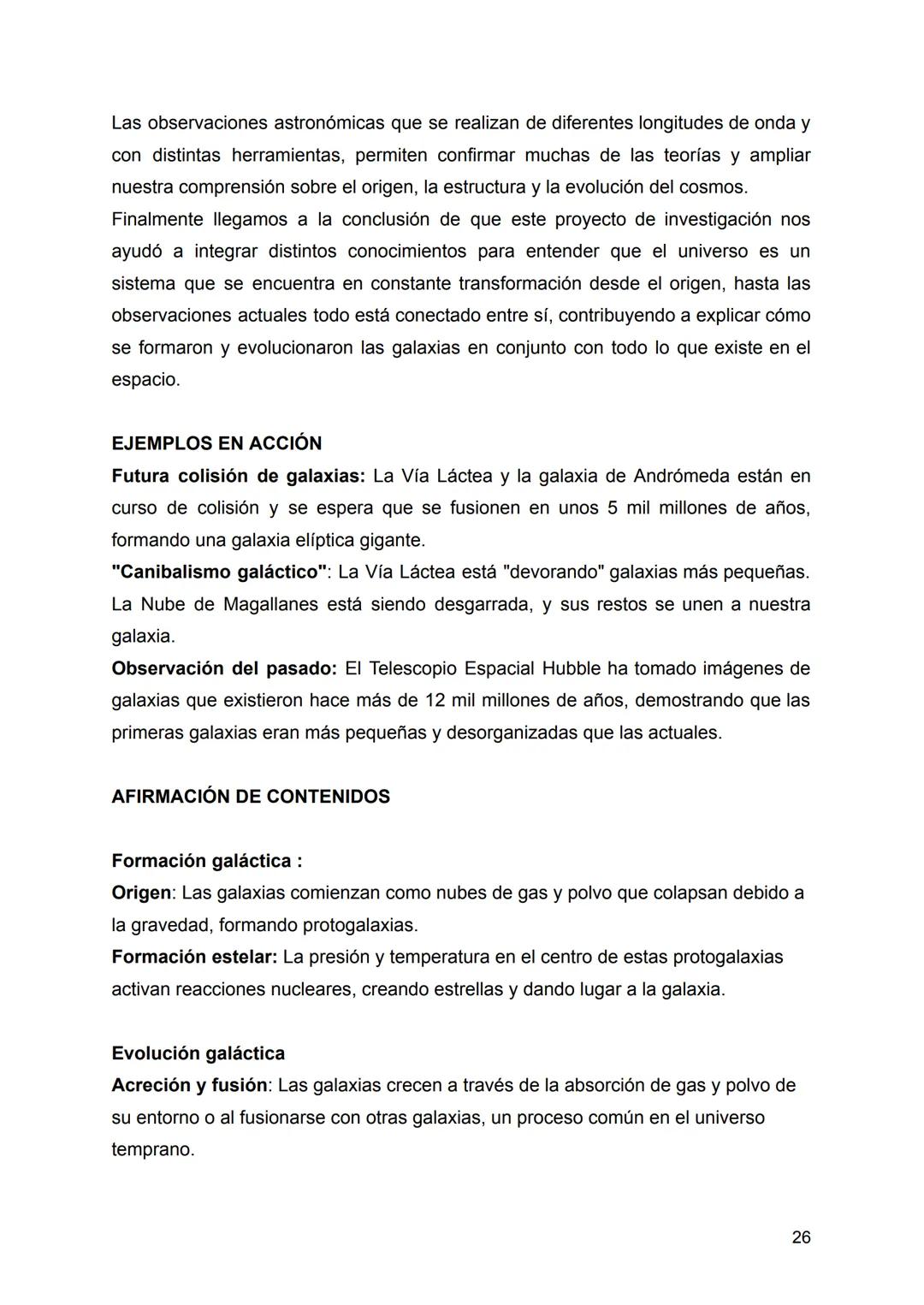 ESCUEL
ELA SECUNDARIA N°82
Calle Nuñes de Prado - Esquina Rivadavia - S/N - C.P 4740
FORMACIÓN Y EVOLUCIÓN
DE LAS GALAXIAS
CATEDRA: ASTRON